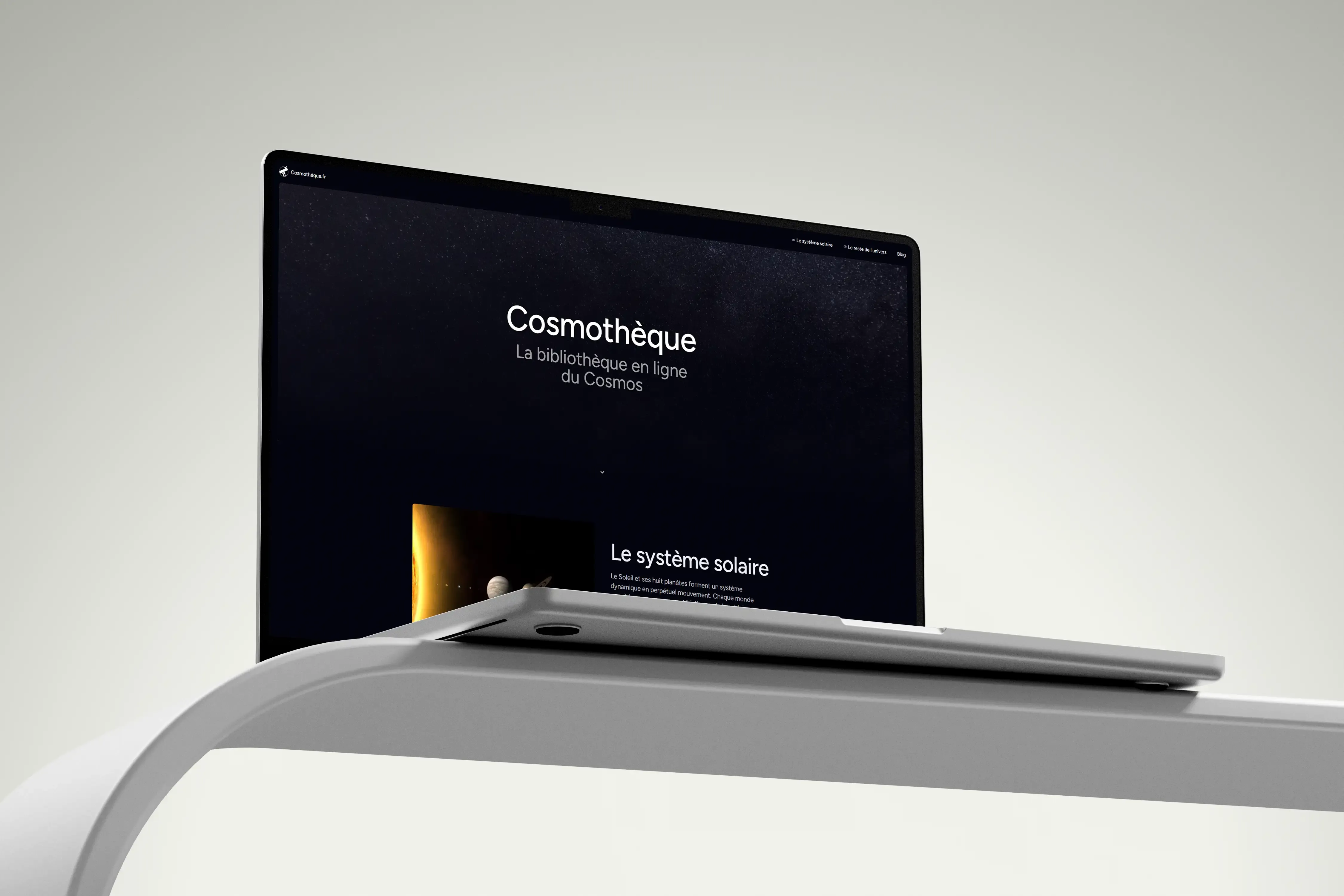 Aperçu du projet Cosmothèque